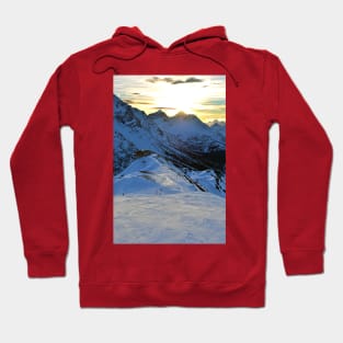 Sunset Lech am Arlberg Austrian Alps Austria Hoodie